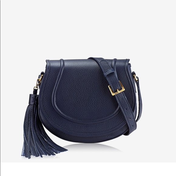 GiGi New York Handbags - GiGi New York Jenni Saddle Bag - Navy